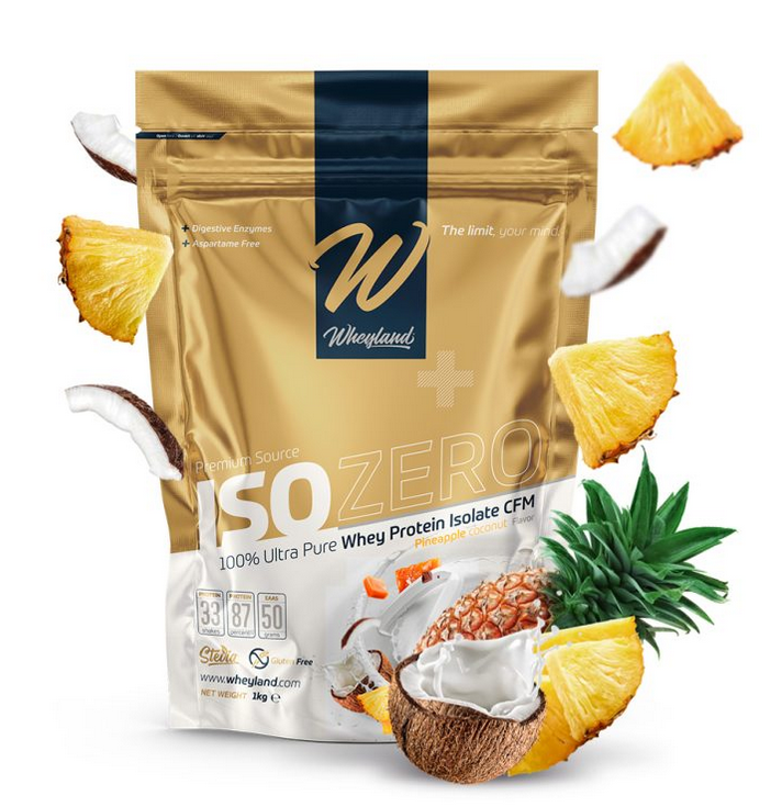 پروتئین وی ایزو زیرو وی لند نوتریشن 1000 گرم طعم آناناس نارگیل | Wheyland Iso Zero