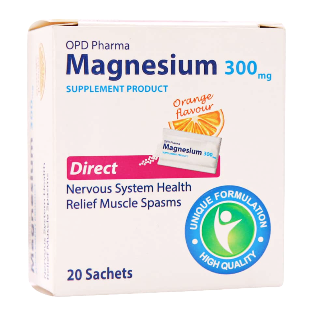 منیزیم 300 میلی گرم او پی دی فارما  20 عدد ساشه | OPD Pharma Magnesium 300 mg