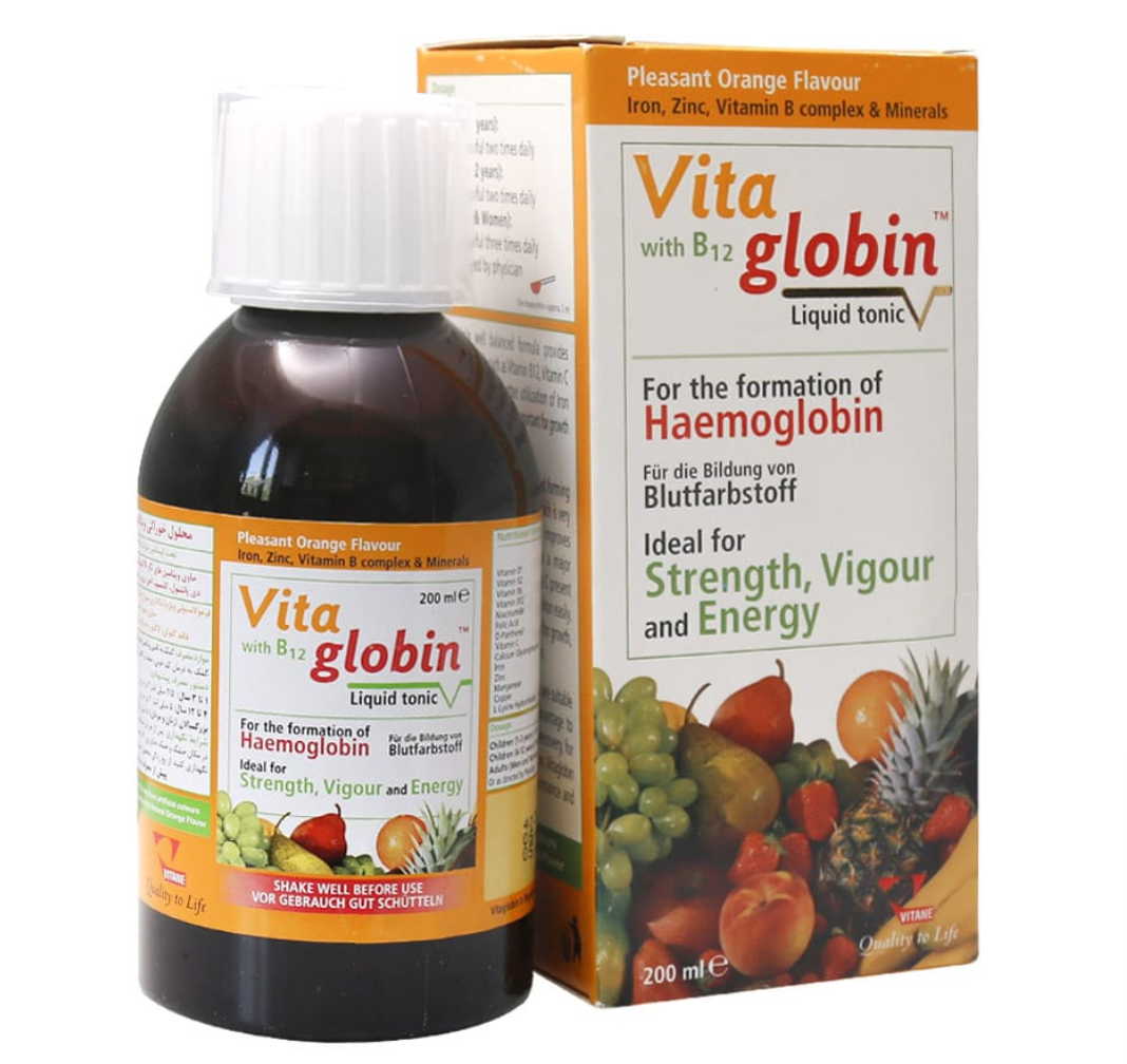شربت ویتا گلوبین 200 میلی لیتر | Vita Globin