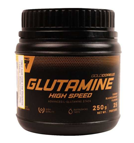 ال گلوتامین های اسپید گلد کر لاین ترک ۲۵۰ گرمی طعم گیلاس  | Trec High Speed L-Glutamine Gold core Line