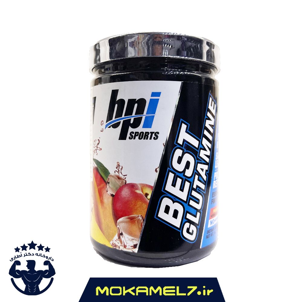 بست گلوتامین بی پی آی 400 گرم طعم هلو انبه | BPI Glutamine