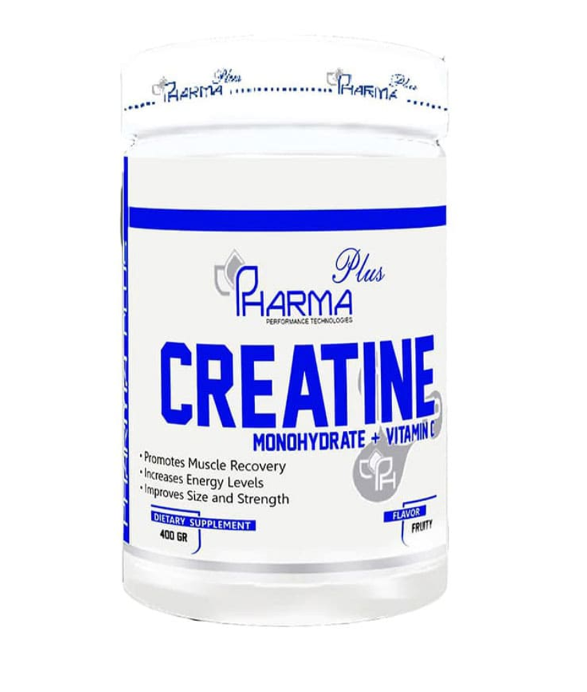کراتین مونوهیدرات و ویتامین C (فارماپلاس) فارما پلاس 400 گرم طعم چند میوه | Pharma Plus Creatine Monohydrate And Vitamin C 400 g