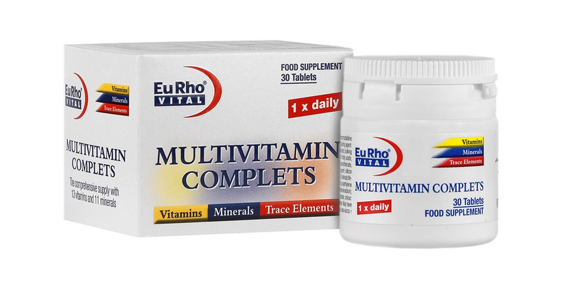 مولتی ویتامین کامپلیت یوروویتال 30 عددی | Eurho Vital Multivitamin Complets