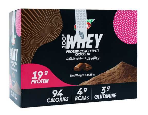 ساشه پروتئین وی کاله 12 عدد ساشه طعم شکلات| Kalleh Whey Protein Sachet