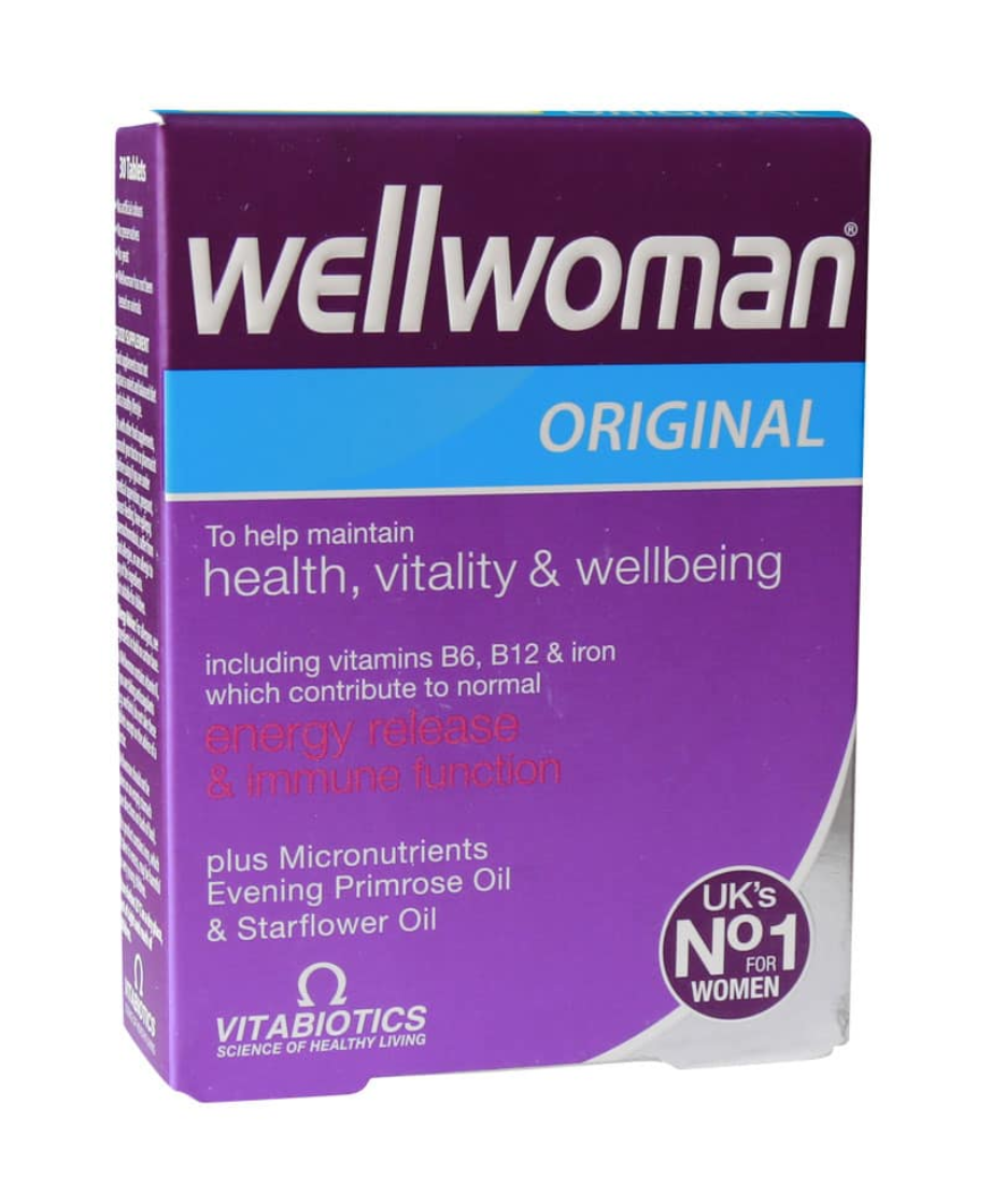 ول وومن اورجینال ویتابیوتیکس 30 عدد | Vitabiotics Well Woman Original