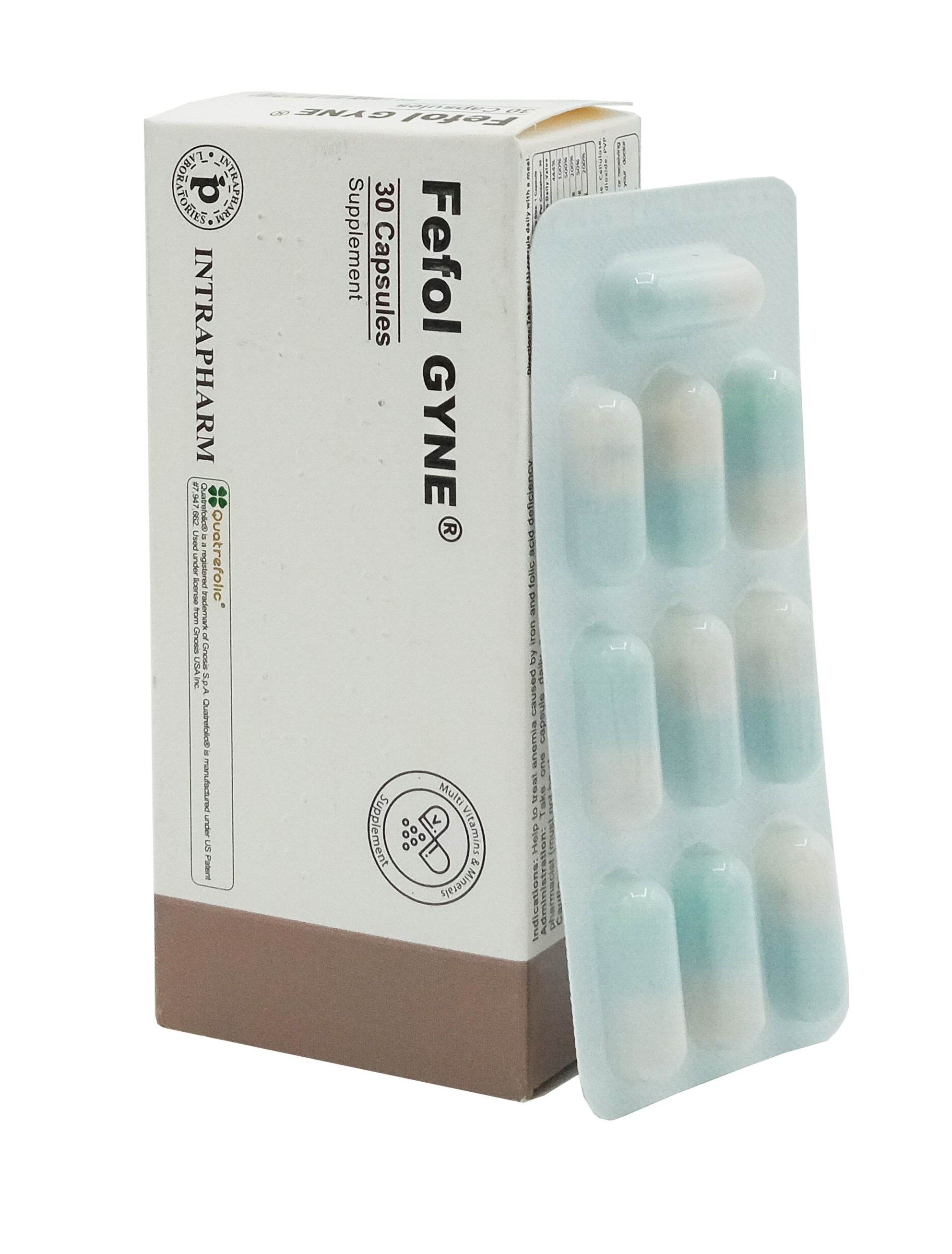 ففول گاین 30 عددی | Intrapharm Fefol Gyne
