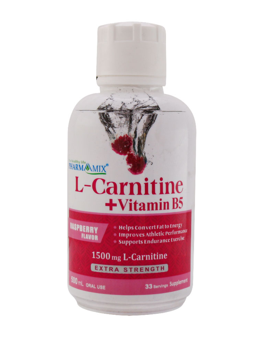 ال کارنیتین و ویتامین ب5 فارمامیکس 500 میلی لیتر | Pharma Mix L Carnitina And Vitamin B5