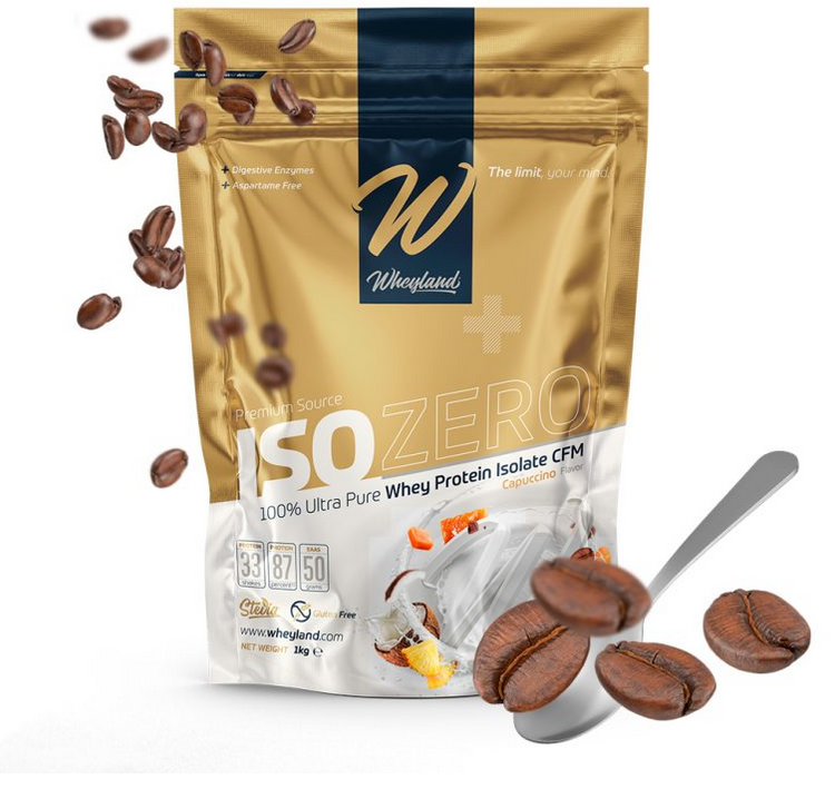 پروتئین وی ایزو زیرو وی لند نوتریشن 1000 گرم طعم کاپوچینو  | Wheyland Iso Zero