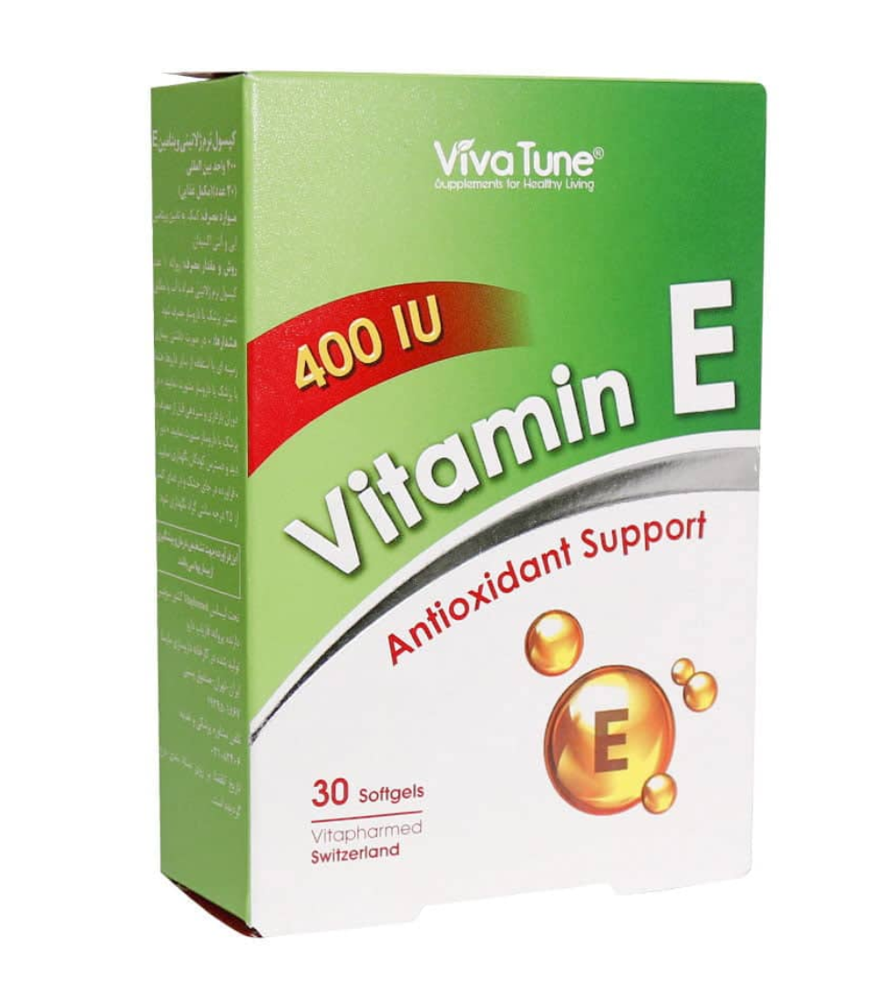 ویتامین ای ویواتیون 400 واحدی 30 عدد | Viva Tune Vitamin E 400 IU