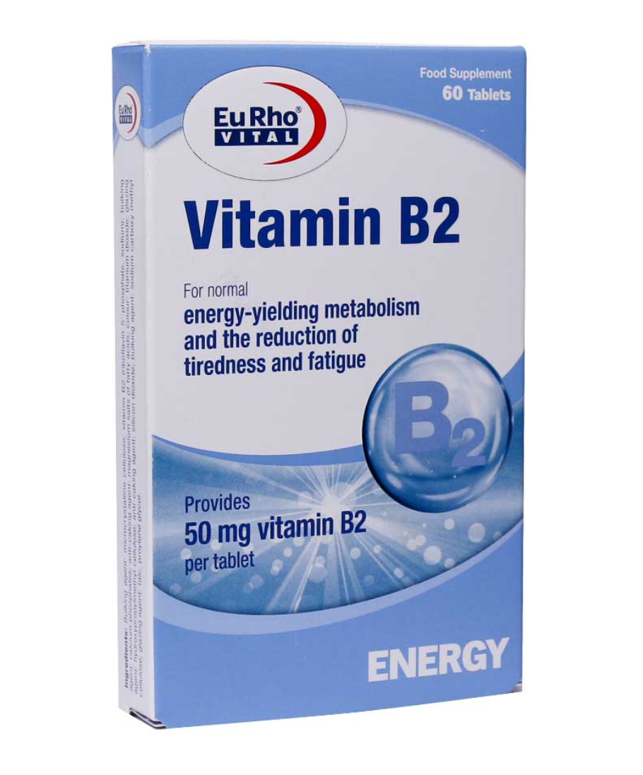 ویتامین ب2 یوروویتال 60 عدد | Eurho Vital Vitamin B2
