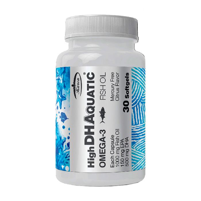 امگا 3 دی اچ آ بالا آکواتیک کارن 30 عدد | Karen Omega 3 High DHA Aquatic