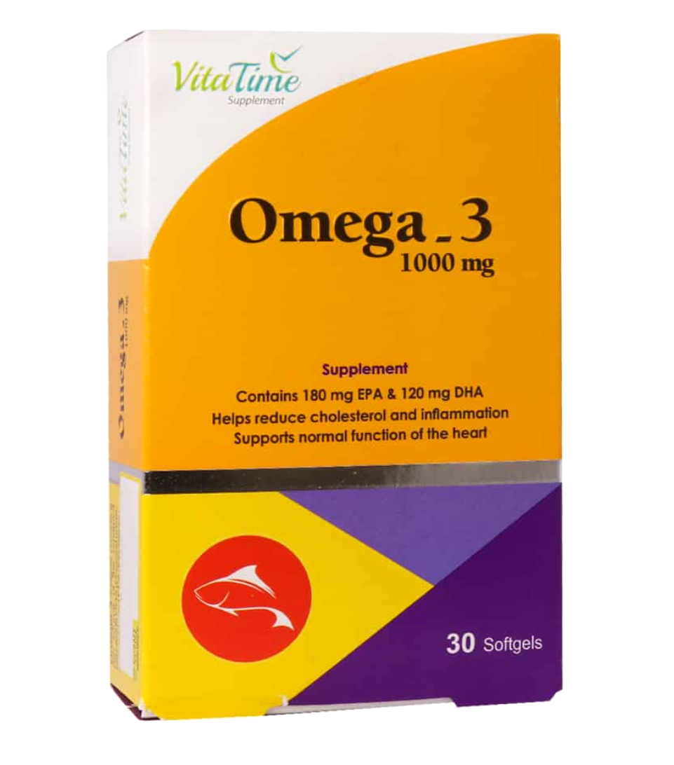 امگا 3 ویتا تایم 30 عدد | Vitatime Omega3