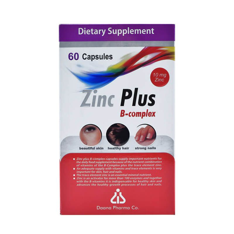 زینک پلاس  10 میلی گرم دانا فارما 60 عدد | Daana Pharm Zinc Plus 10 mg
