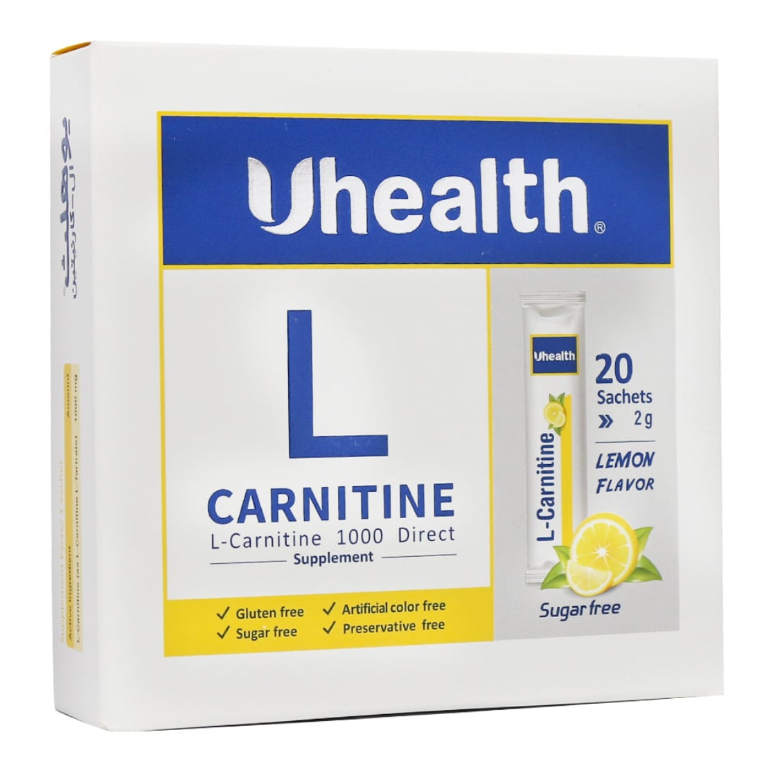 ال کارنیتین 1000 دایرکت یوهلث | Uhealth L Carnitine 1000 Direct