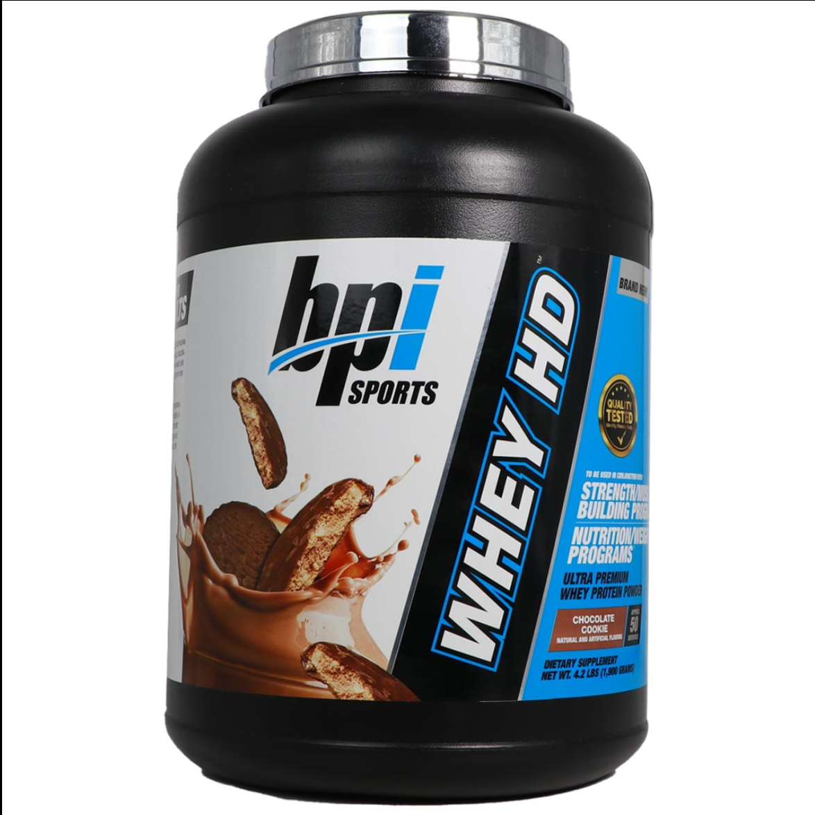 پروتئین وی اچ دی بی پی آی 1850 گرم طعم بیسکوئیت شکلاتی | BPI Whey Hd
