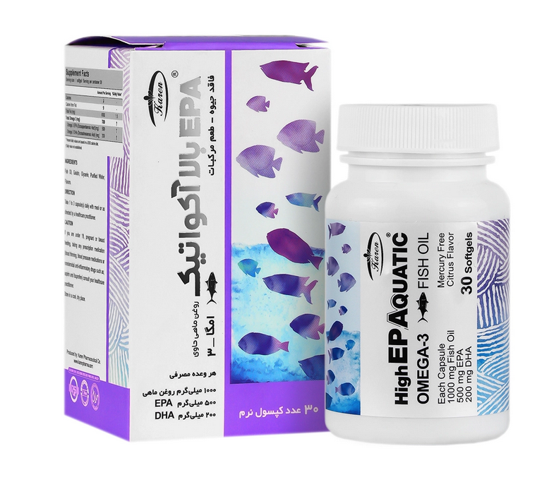 امگا 3 ای پی آ بالا آکواتیک کارن 30 عدد | Karen Omega 3 High EPA Aquatic