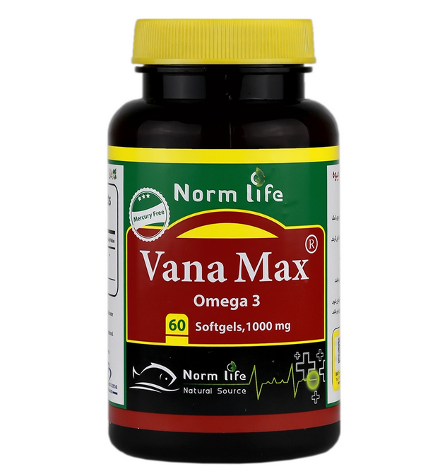 امگا3 وانامکس نورم لایف 60 عددی | Norm Life Vana Max Omega3