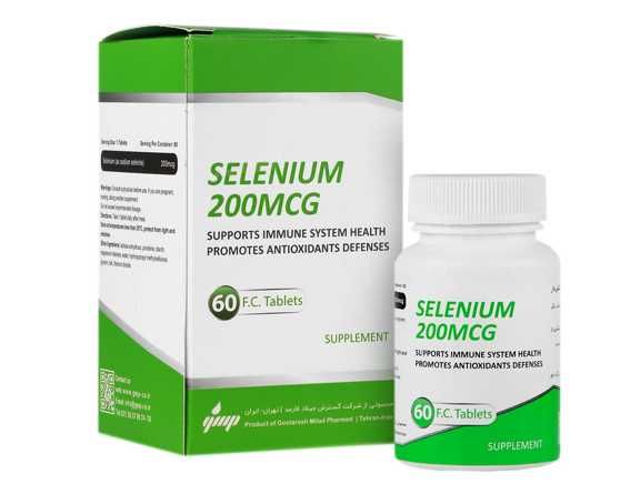 سلنیوم 200 میکروگرم گسترش میلاد فارمد | Gostaresh Milad Pharmed Selenium 200 mcg