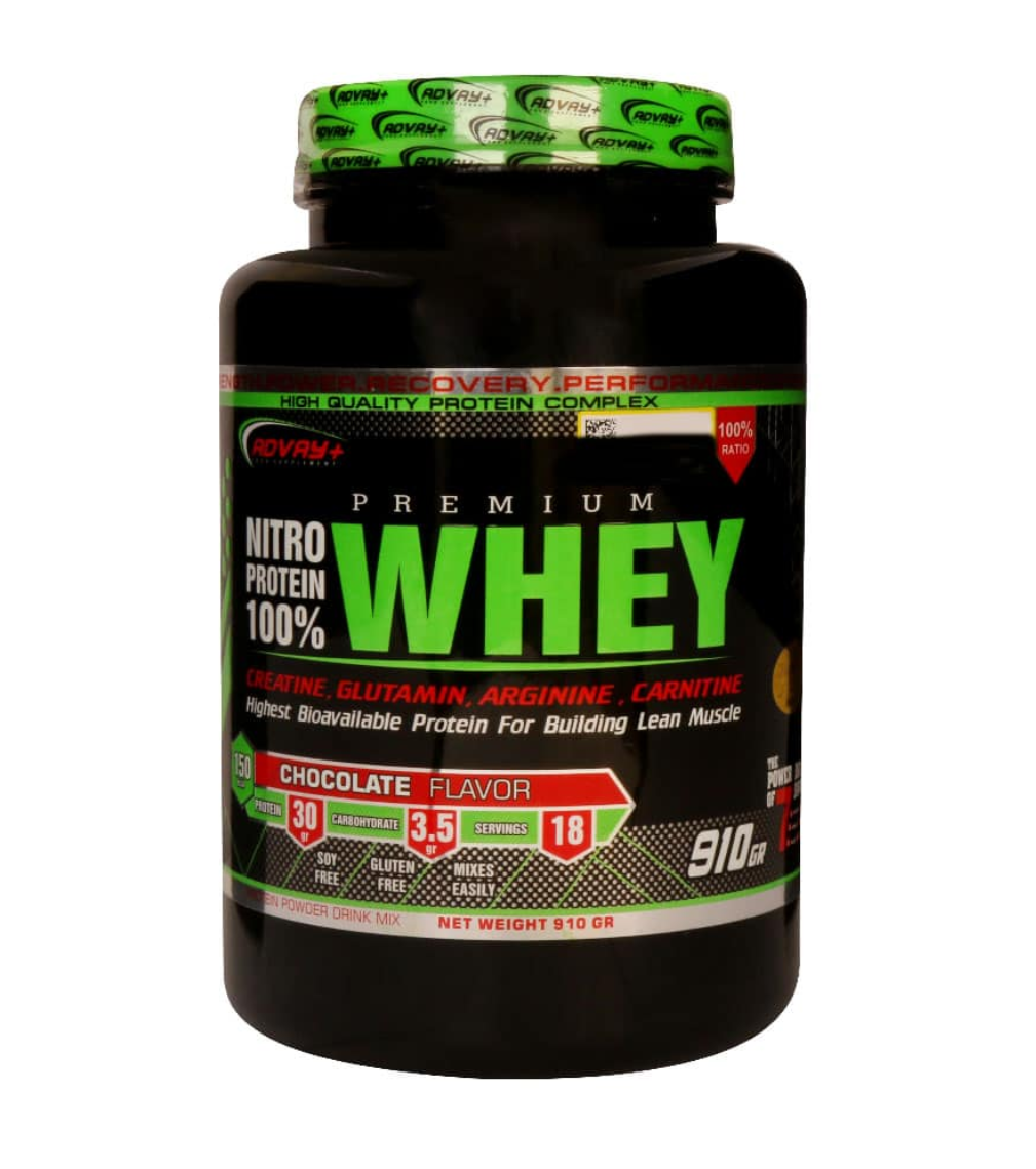 نیترو پروتئین وی ادوای 910 گرم طعم شکلات | Advay Nitro Protein Whey Powder 2270 gr