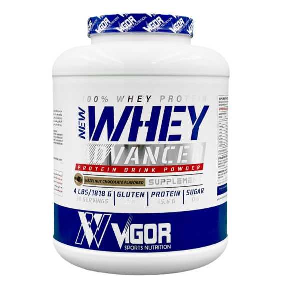 وی پروتئین ویگور 1818 گرم همراه با تی شرت و شیکر در بسته بندی | Vigor Whey Protein
